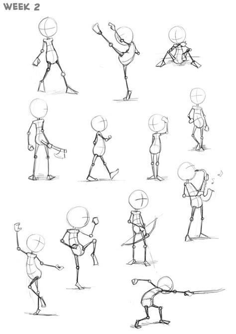 Best Drawing Cartoon People Bodies Pose Reference Ide