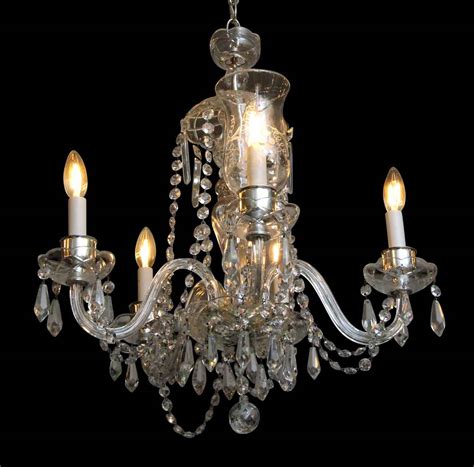 Elegant chandelier crystal lamp light ceiling pendant mount fixture home us1. Small & Elegant Crystal Chandelier | Olde Good Things