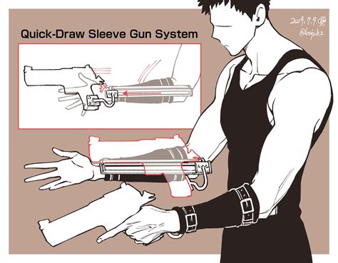 The Quick Draw Sleeve Gun System From Chapter 101 Ronepunchman