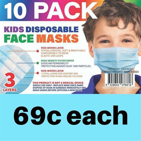 This allows you to test using encrypted card details. Disposable Kids Face Mask White & Blue 10 PK