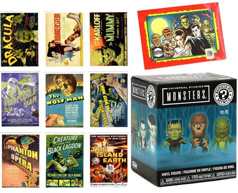 Buy Creep Pack Monsters Classic Universal Mystery Horror Figure Display Pop Pin Bundle