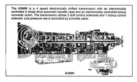 Toyota A340 Transmission Parts