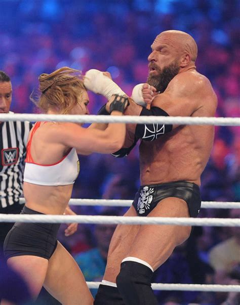 Ronda Rousey S Spectacular WWE WrestleMania Debut At The Mercedes Benz Superdome In New Orleans