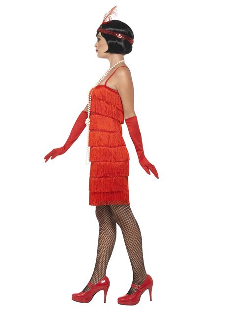 1920s Flapper Costume Red