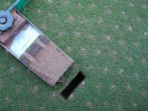 Aeration Update On Greens Naperville Country Club Green Department