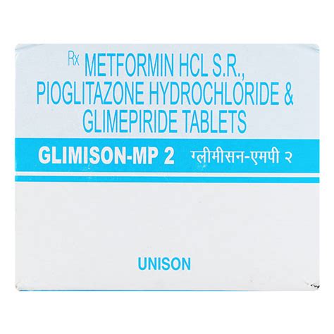 Buy Glimison Mp 250015mg Tablet 15s Online At Upto 25 Off Netmeds