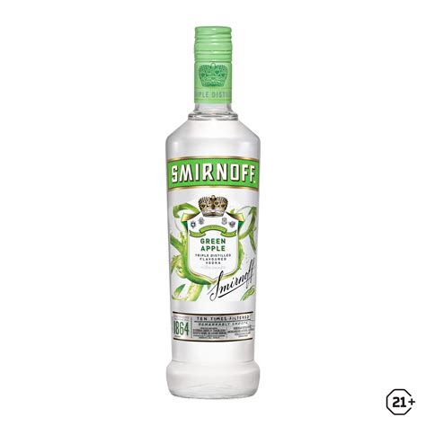 Buy Smirnoff Vodka Green Apple 700ml Here! | Free Delivery