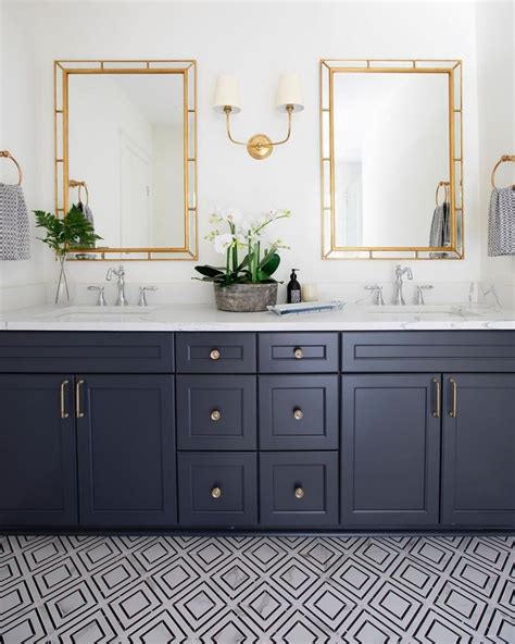 Navy Blue Bathroom Vanity Ideas To Give Your Restroom A Royal