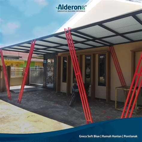 Rongga ini akan menahan panas. 7 Model Kanopi Rumah Minimalis - Alderon