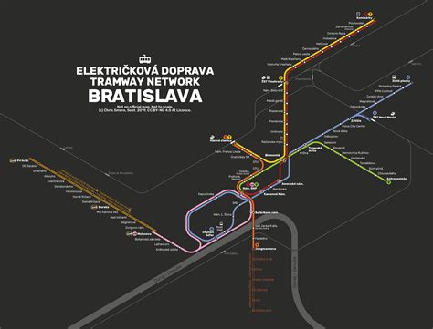 Bratislava — Trams And Rails September 2019 Edition Diagram