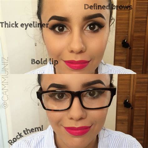 How To Wear Makeup With Glasses Makeupideasforteens Glasses Makeup How To Wear Makeup