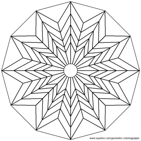 Geometric Coloring Pages Hubpages