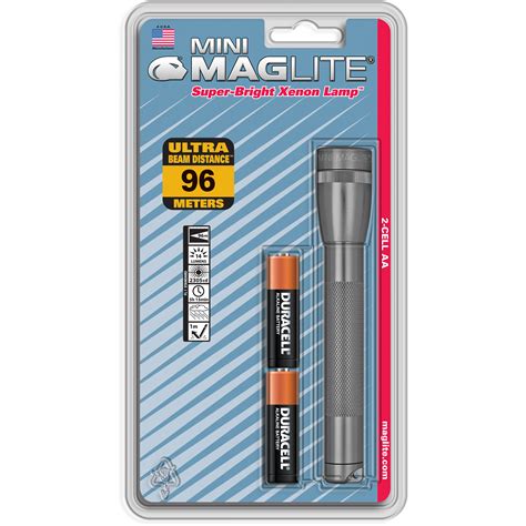 Maglite Mini Maglite 2 Cell Aa Incandescent Flashlight M2a096