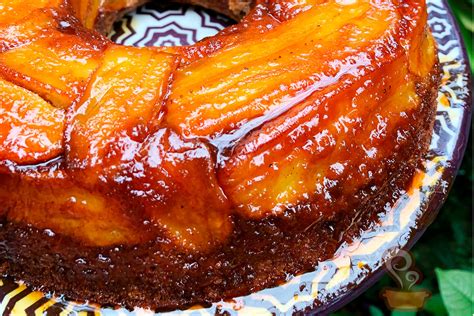 Bolo De Banana Caramelizado Tudo Gostoso