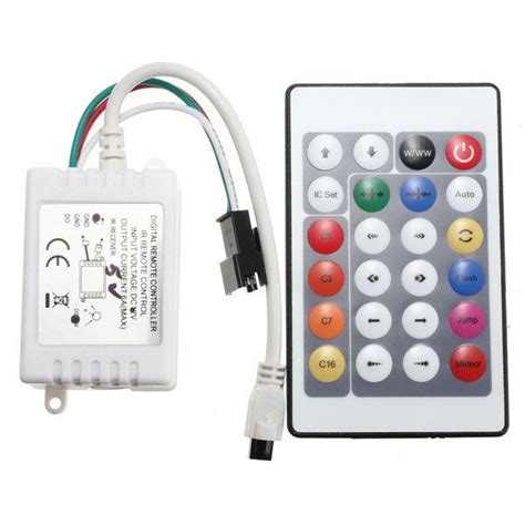 24key Infrared Controller For Ws2812 Led Strip 24 Keys Ir Remote
