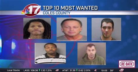 Coles County Sheriff Releases Top 10 Most Wanted List Top Stories
