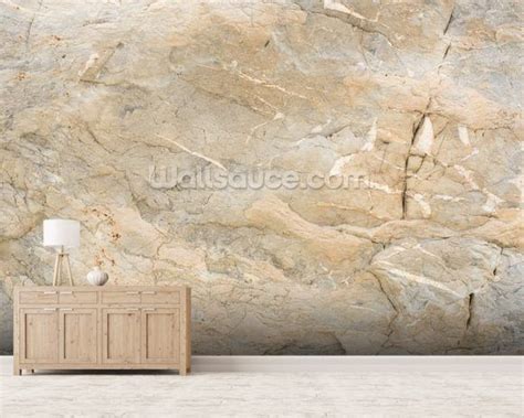 Natural Marble wallpaper mural room setting | Mural ...