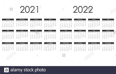 2021 2022 Calendar With Weeks Calendar Printables Free Blank
