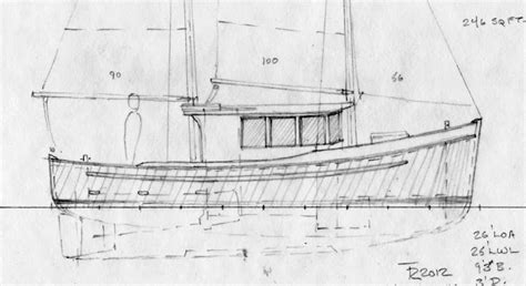 Northcoast 26 Double Ended Wooden Cruiser Schooner Rig Or