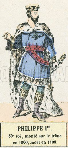 Philippe Ier 39e Roi Monte Sur Le Trone En 1060 Mort En 1108 Stock