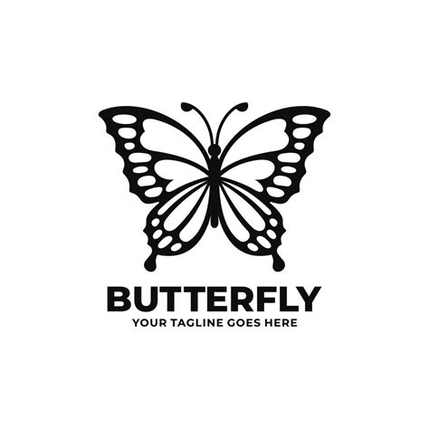 Butterfly Logo Design Vector Illustration 13440664 Vector Art At Vecteezy