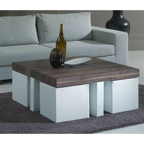 Coffee Table With Stools Invites More Friends To Hang Out Homesfeed