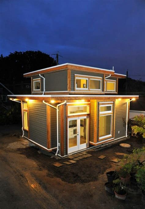 Vancouver Couple Build 500 Square Foot Tiny House With A Garage And