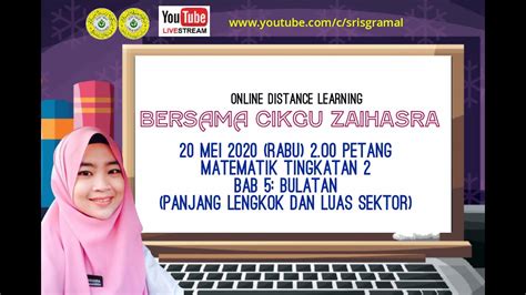 954 sp math t b. Matematik Tingkatan 2: Bulatan (Panjang lengkok dan luas ...