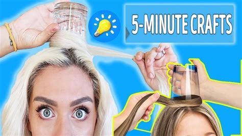 Trying Hacks From 5 Minute Crafts 25 Cool Hairstyles To Make Under A