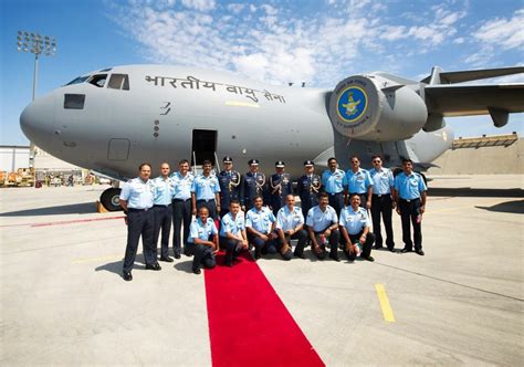 Indian Air Force Receives 2nd C 17 Globemaster Iii Heavy Lift Transport