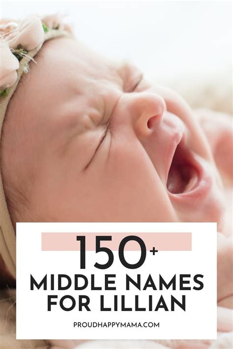 150 Middle Names For Lillian Unique And Cute
