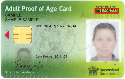Australian Proof Of Age Card