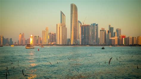 View Of Abu Dhabi United Arab Emirates The Capital City Of Uae Stock