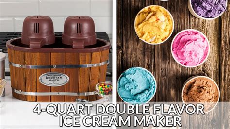Icmw200dbl Double Flavor Ice Cream Maker Youtube