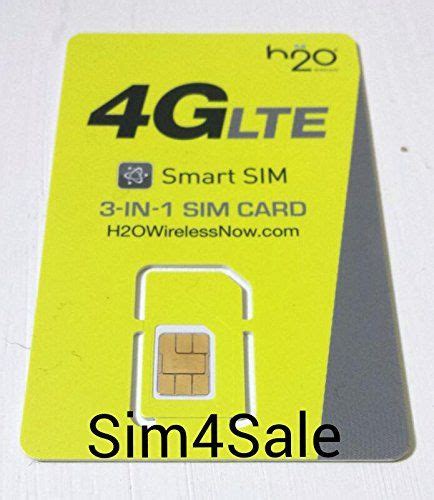 H20 Wireless Nano Micro Standard 3 In 1 Sim Card For Atandt Iphone 6