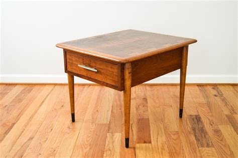 Mid Century Modern End Tables Legs Small Mid Century Modern Tapered