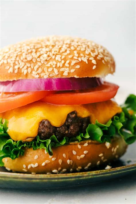 Juicy Air Fryer Hamburgers Yummy Recipe