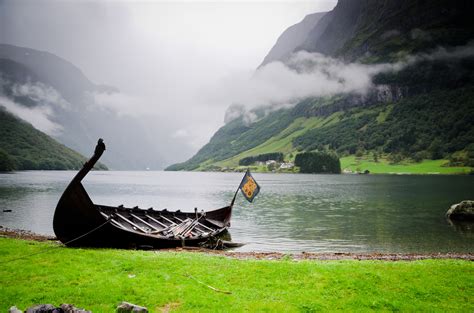 Free Images Sea Water Nature Mountain Boat Lake Vehicle Fjord