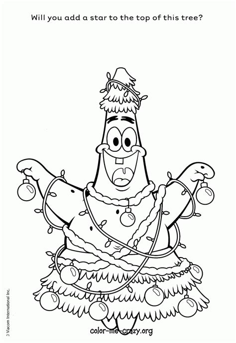 The free and unique pages also feature the cheerful sponge's pet gary, and his friend, patrick, the starfish. Spongebob Coloring Pages Christmas - Coloring Home