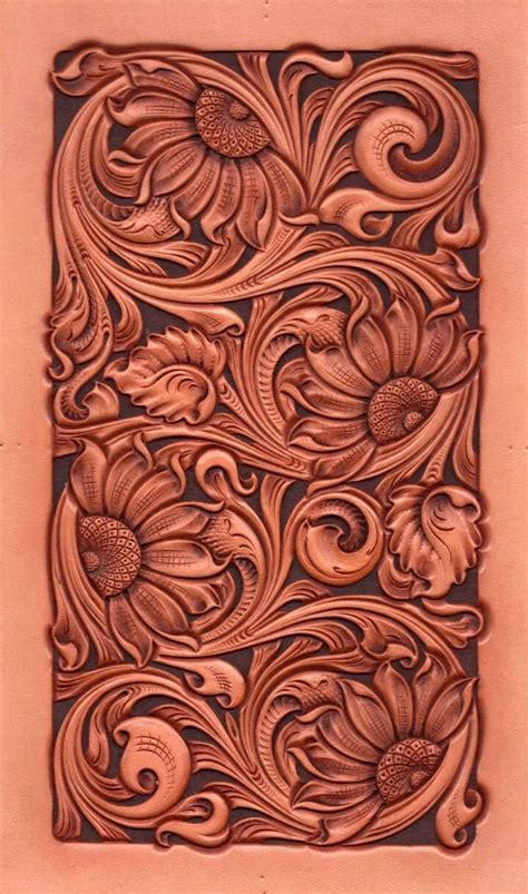Incredibly Detailed Leather Leather Carving Leather Working Patterns