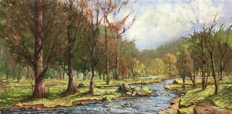 Fall Landscape Painting By Thomas Kearon Fine Art America