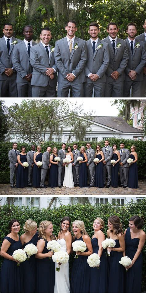 Navy Blue And Grey Wedding Color Palette Southern Graces Wedding
