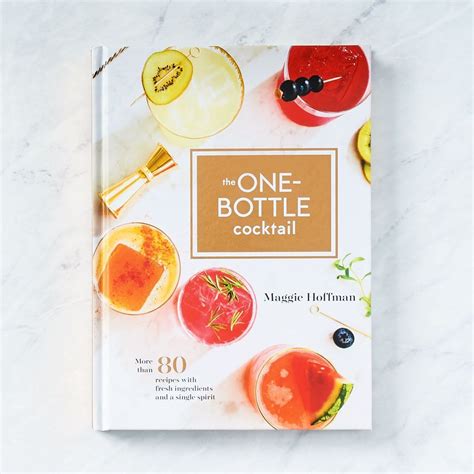 Of those featured, many have their parents and grandparents to thank for mentorship. One Bottle Cocktail Book - Gifts | Paper Source | Cocktail book, Cocktails, Cocktail kits