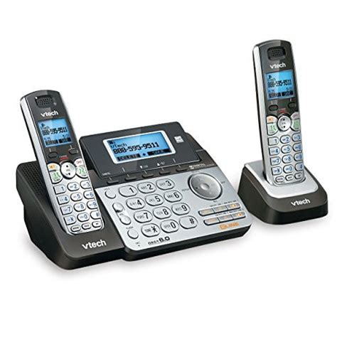 Vtech Ds6151 2 2 Handset 2 Line Cordless Phone System For Home Or Small