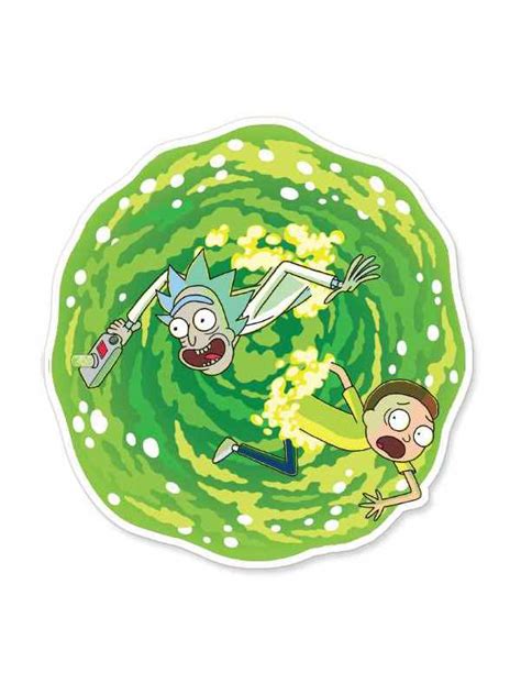 Rick And Morty Coming Through Official Rick And Morty Stickers Redwolf