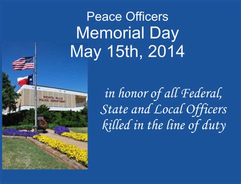 National Police Officers Memorial Day Wfpd Now