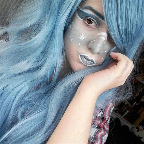 Blue Aesthetic Makeup Cosplay Amino
