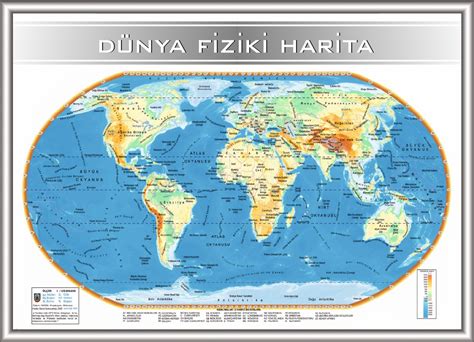 Dünya Fiziki Harita