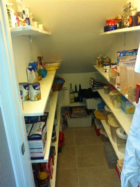 Choose a simple colour scheme for the boxes to make the space look as neat as possible. Mommy's Idea Notebook: Pantry Makeover: Under the Stairs ...