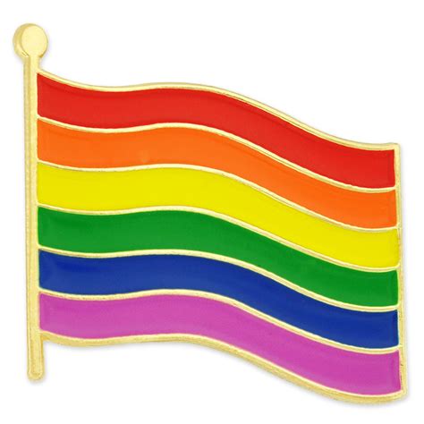 Pinmart S Rainbow Gay Pride Flag Lgbt Enamel Lapel Pin Ebay
